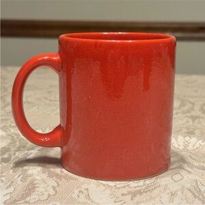 Vintage WAECHTERSBACH Spain Mug Cup West Germany Solid Red Glazed EUC